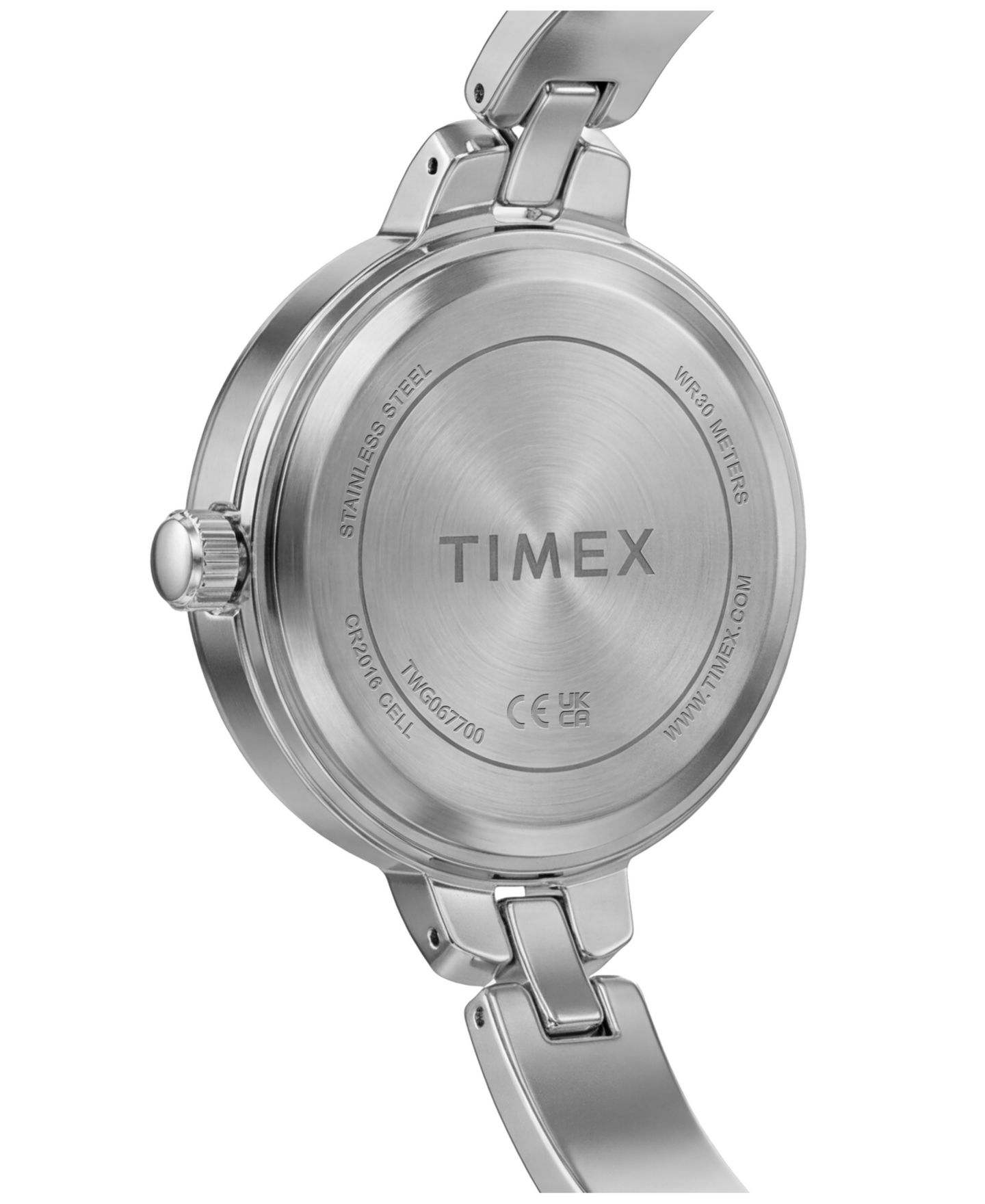 Женские часы Timex Quartz Aveline Silver-Tone Alloy 28mm — фото 4