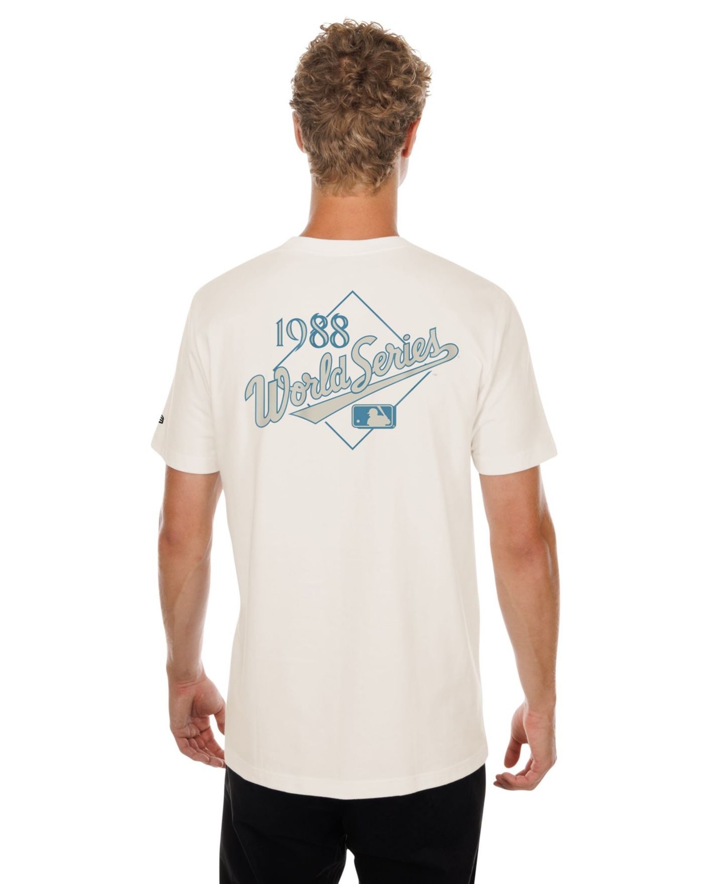 Мужская футболка New Era Natural Los Angeles Dodgers Equinox — фото 2