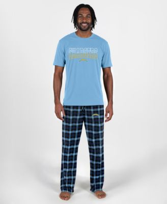 Men's Powder Blue Los Angeles Chargers Highland Sleep Set