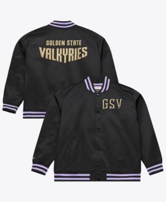 Men's Black Golden State Valkyries Lightweight Satin Jacket