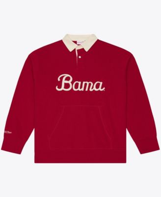 Men's Crimson Alabama Crimson Tide Retro Roots French Terry Fleece Polo Shirt