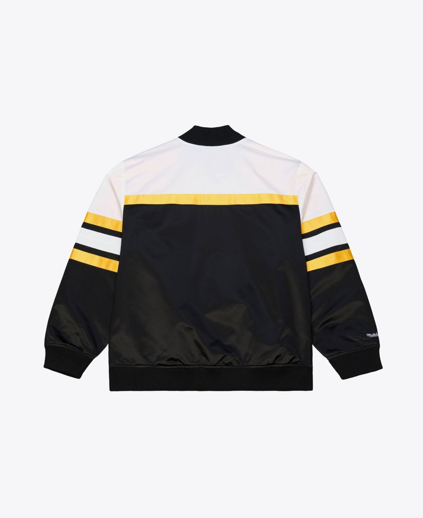 Мужская куртка Mitchell & Ness Black Los Angeles Lakers Hardwood Classics Head Coach Lightweight Satin Full-Snap — фото 7