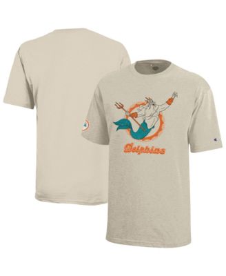 Big Boys' and Girls' Disney x Oatmeal Miami Dolphins King Triton T-Shirt