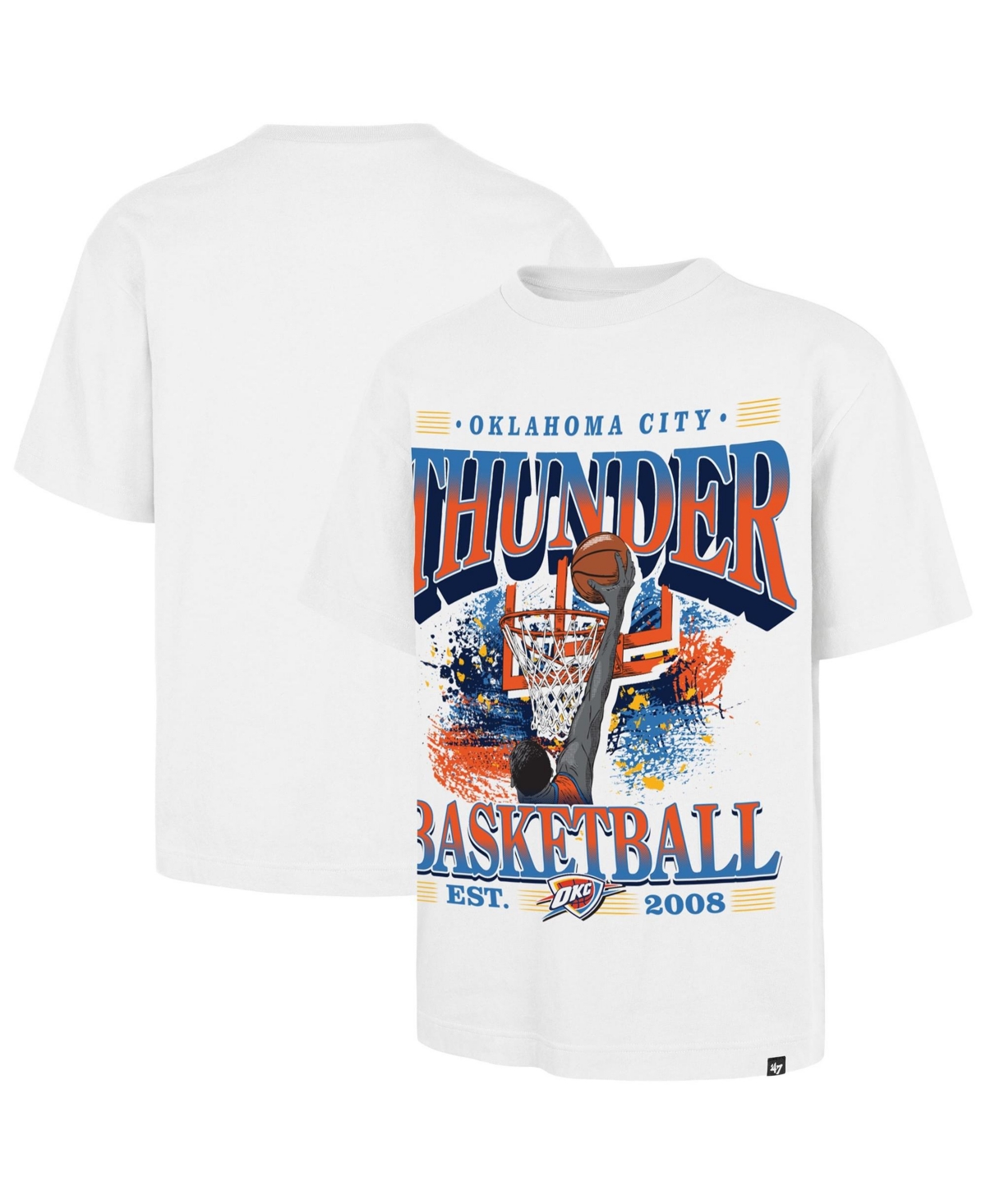 '47 Brand Men's White Oklahoma City Thunder Regional Foundation T-Shirt - White