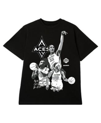 Men's and Women's Black Las Vegas Aces Trio T-Shirt