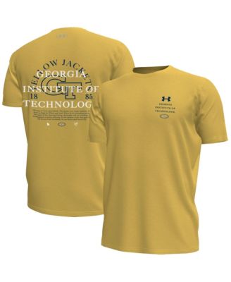Men's Gold Georgia Tech Yellow Jackets 2026 Sideline Heat Gear T-Shirt