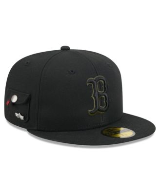 Men's New Era Black Boston Red Sox 59FIFTY Fitted Hat