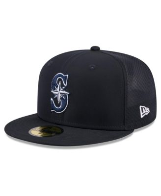 Big Boys' and Girls' Navy Seattle Mariners Batting Practice 59FIFTY Fitted Hat