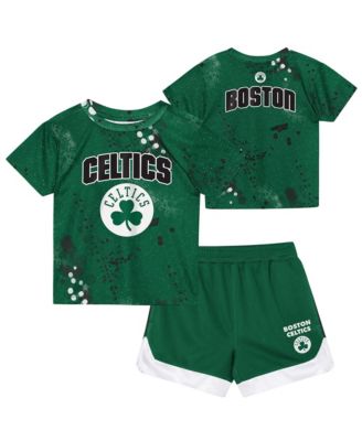 Preschool Kelly Green Boston Celtics Home Plate T-Shirt & Shorts Set