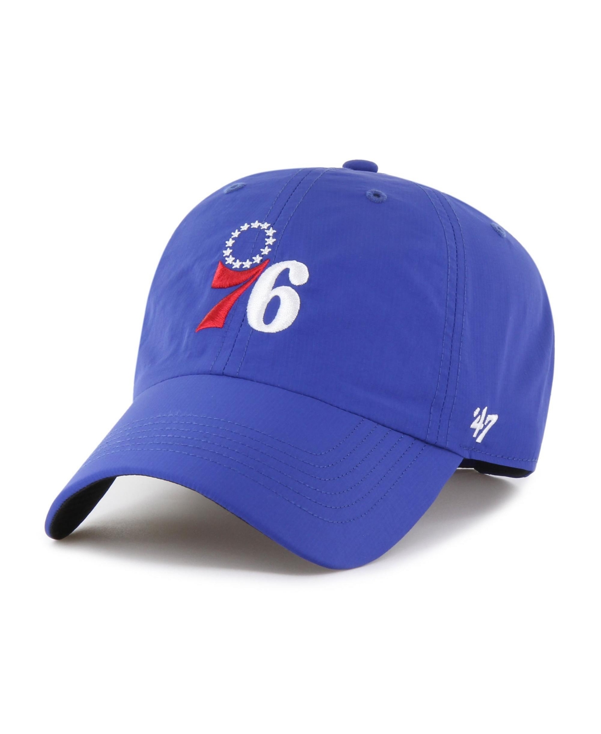 '47 Brand Men's Blue Philadelphia 76ers Brrr Clean Up Adjustable Hat