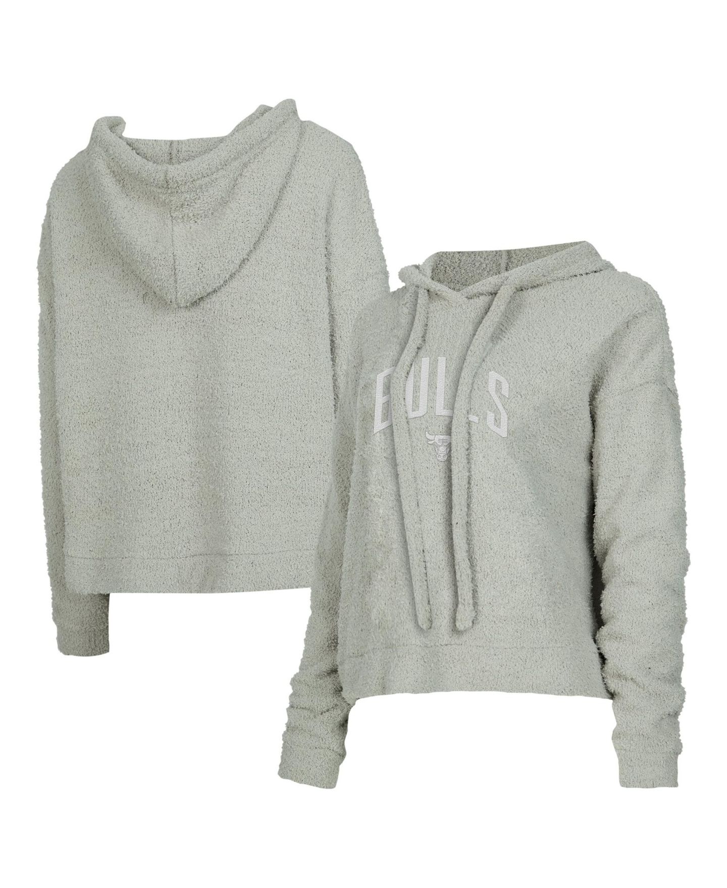 Женское худи Concepts Sport Gray Chicago Bulls Ventura Comfy Pullover — фото 1