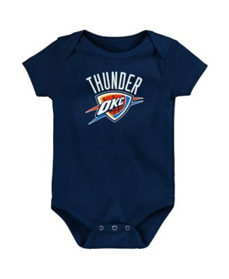 Baby Boys' and Girls' Navy Oklahoma City Thunder Primary Logo Bodysuit