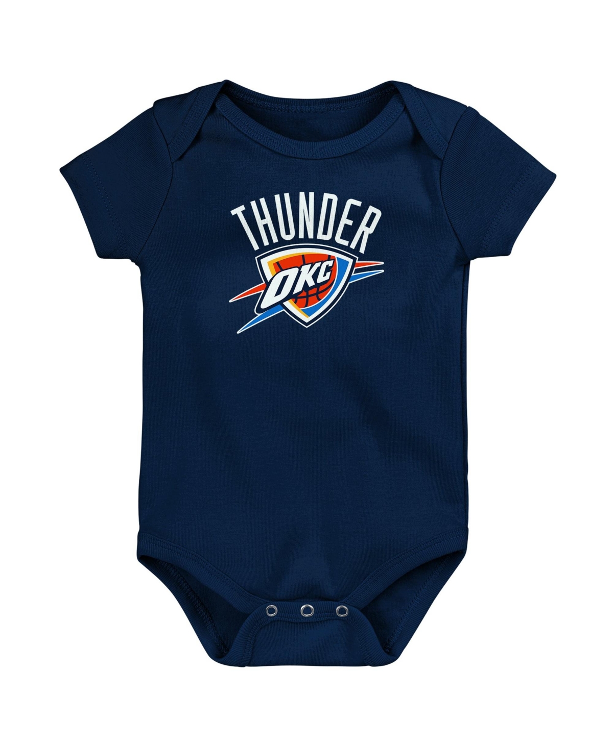 Outerstuff Baby Boys' and Girls' Navy Oklahoma City Thunder Primary Logo Bodysuit