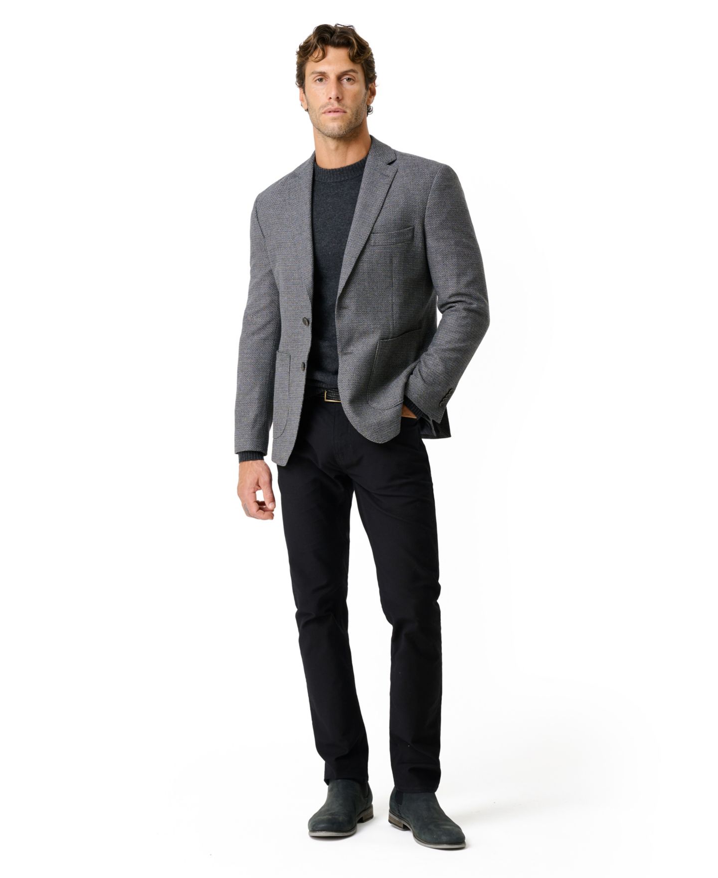 Мужской пиджак Rodd & Gunn Thorton Slim Fit Blazer, цвет: Изумрудный — фото 7