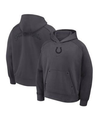 Men's Anthracite/Black Indianapolis Colts 2026 Rivalries Collection Air Pullover Hoodie