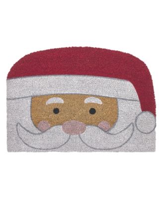 Santa Christmas Outdoor Coir Doormat, 17" x 24