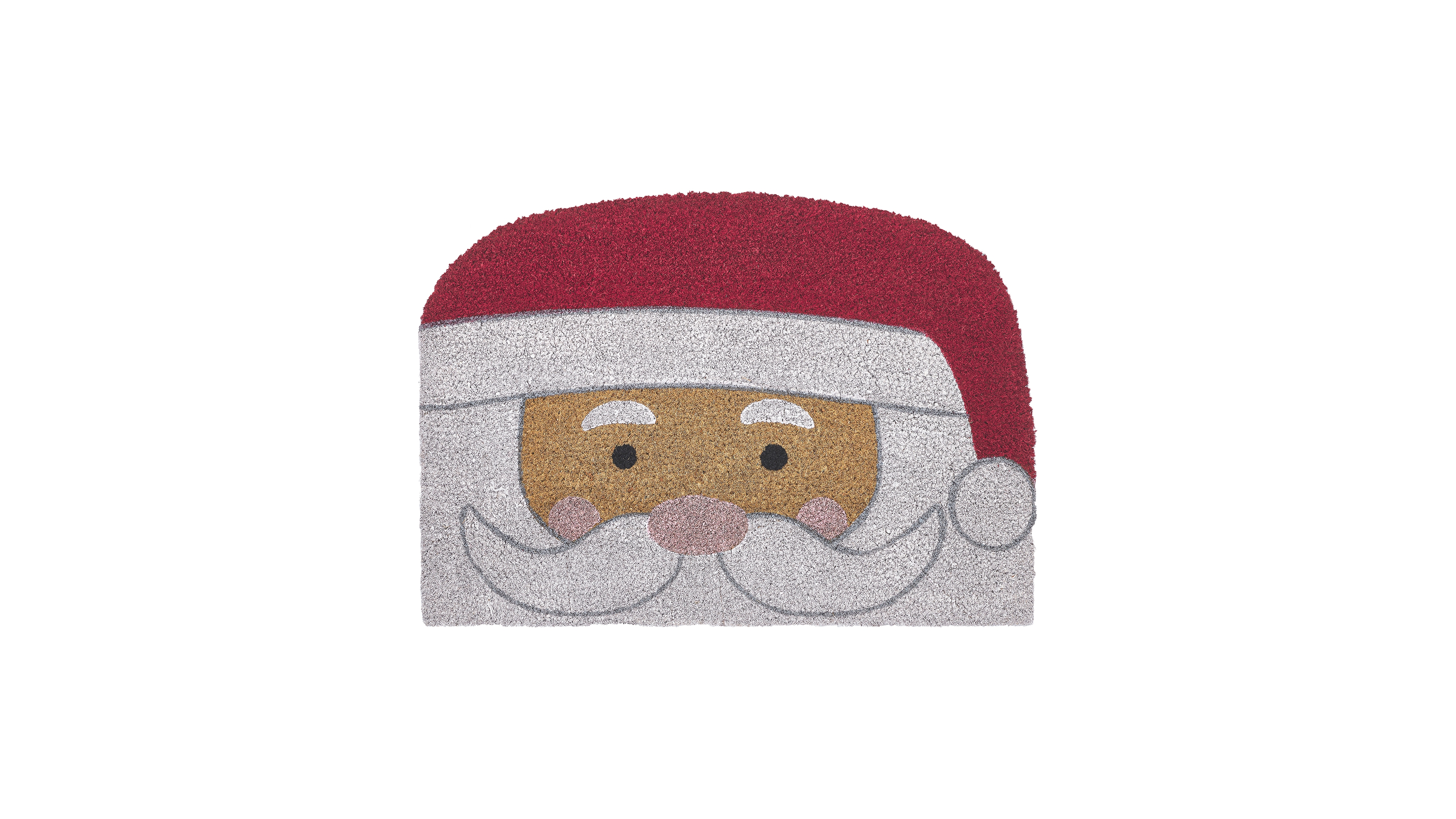 Vcny Home Santa Christmas Outdoor Coir Doormat, 17" x 24