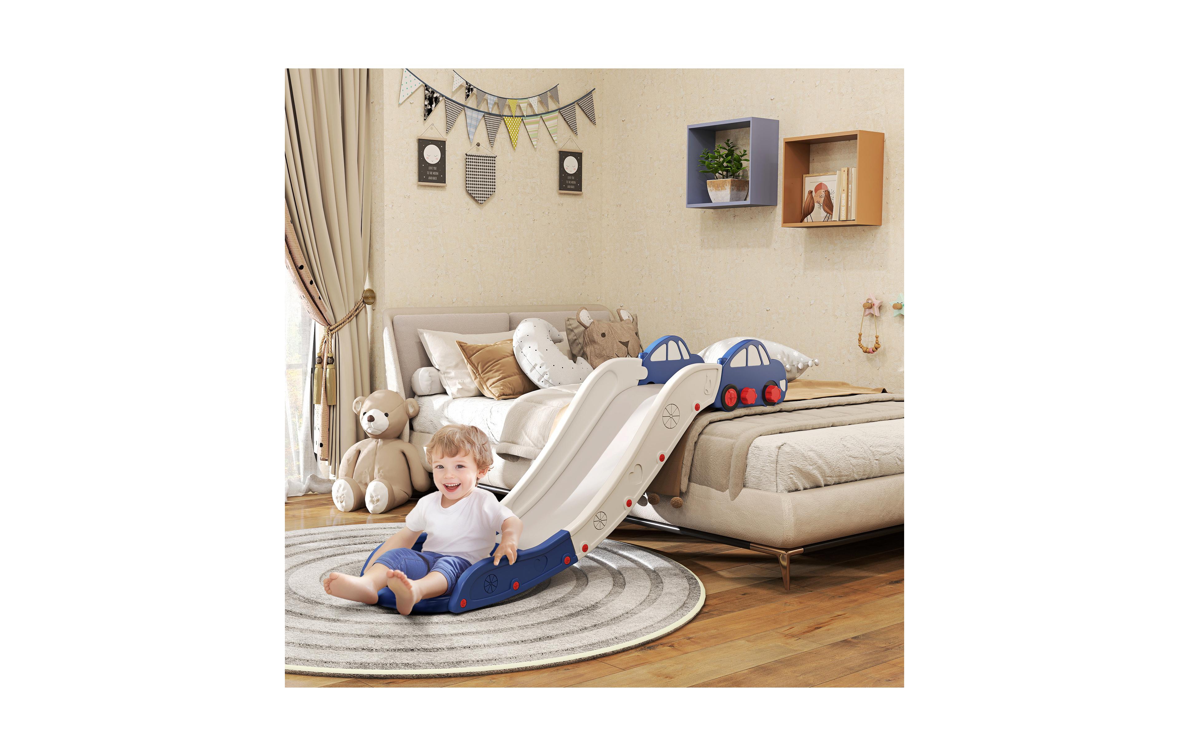 Sevorley Slide for Kids, Hdpe Construction, Extra Length, 66 lbs. Capacity, Ages 18-48 Months