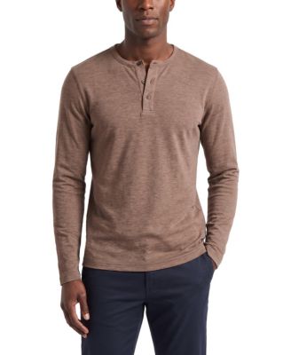 Men's Sean Long-Sleeve 3-Button Stretch Henley