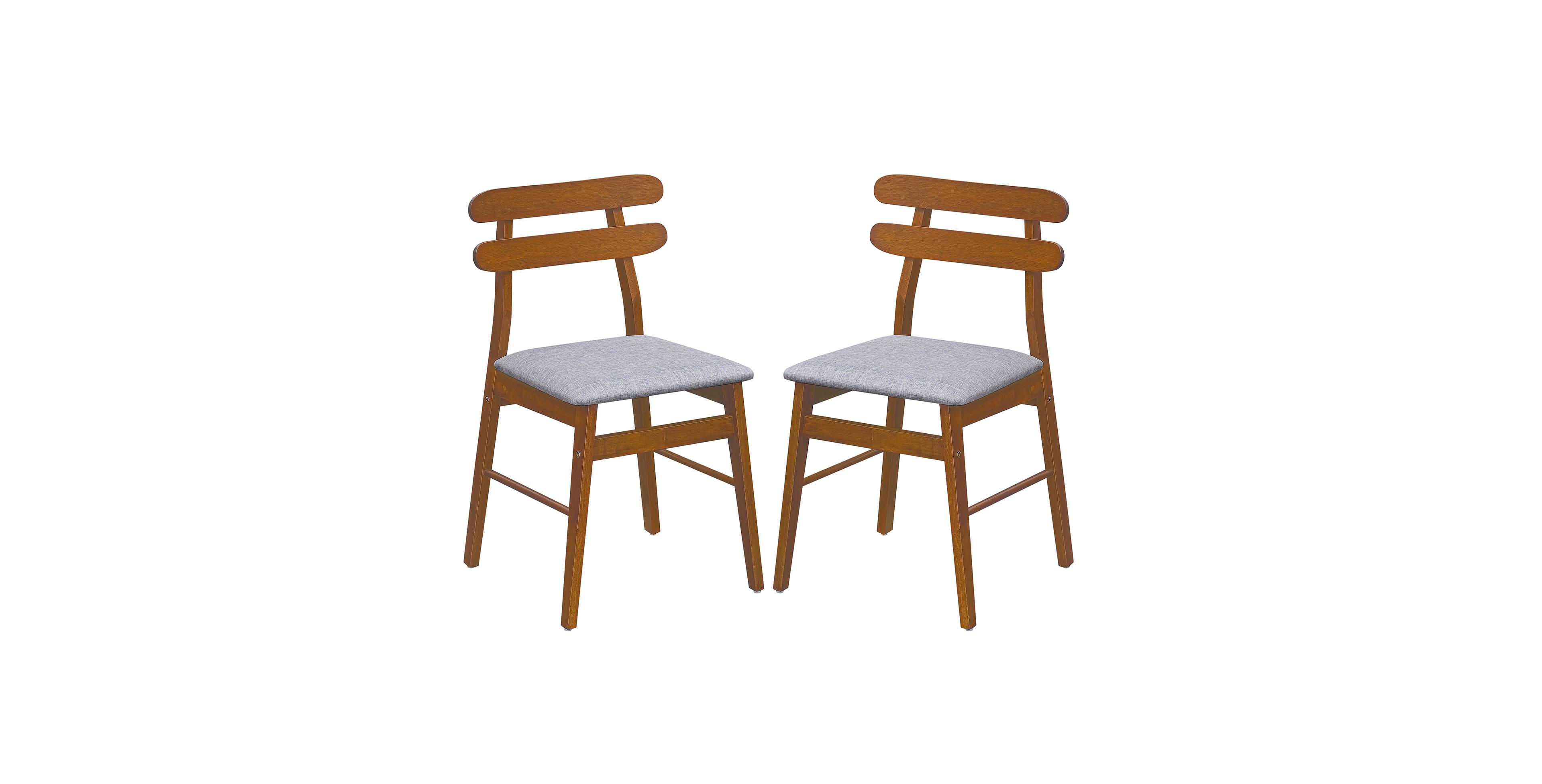 Costway Upholstered Dining Chairs Set of 2, Dining Chairs with Padded Seat, High Back