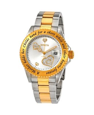 Women's Angel Quartz Mother of Pearl Two-Tone Stainless Steel Watch, 40mm, 14730