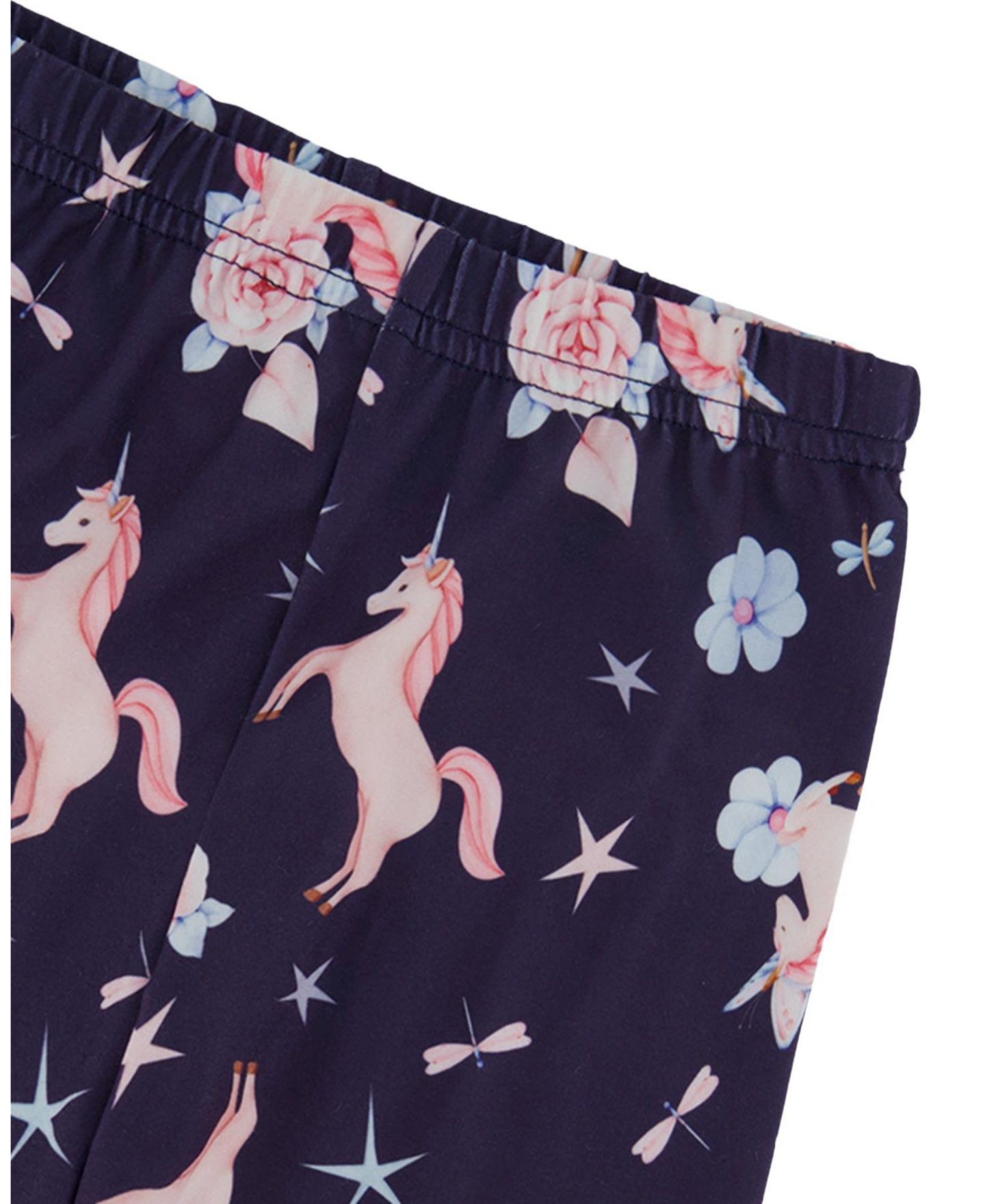 Леггинсы Deux par Deux Printed Leggings Unicorn Print для девочек, цвет: Фиолетовый — фото 7