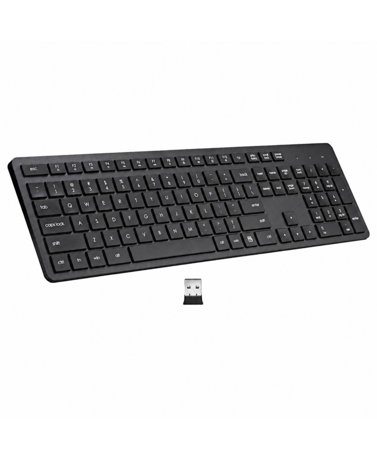 Lofree Wireless Quiet Full-Size Keyboard with Number Pad for Pc/Mac
