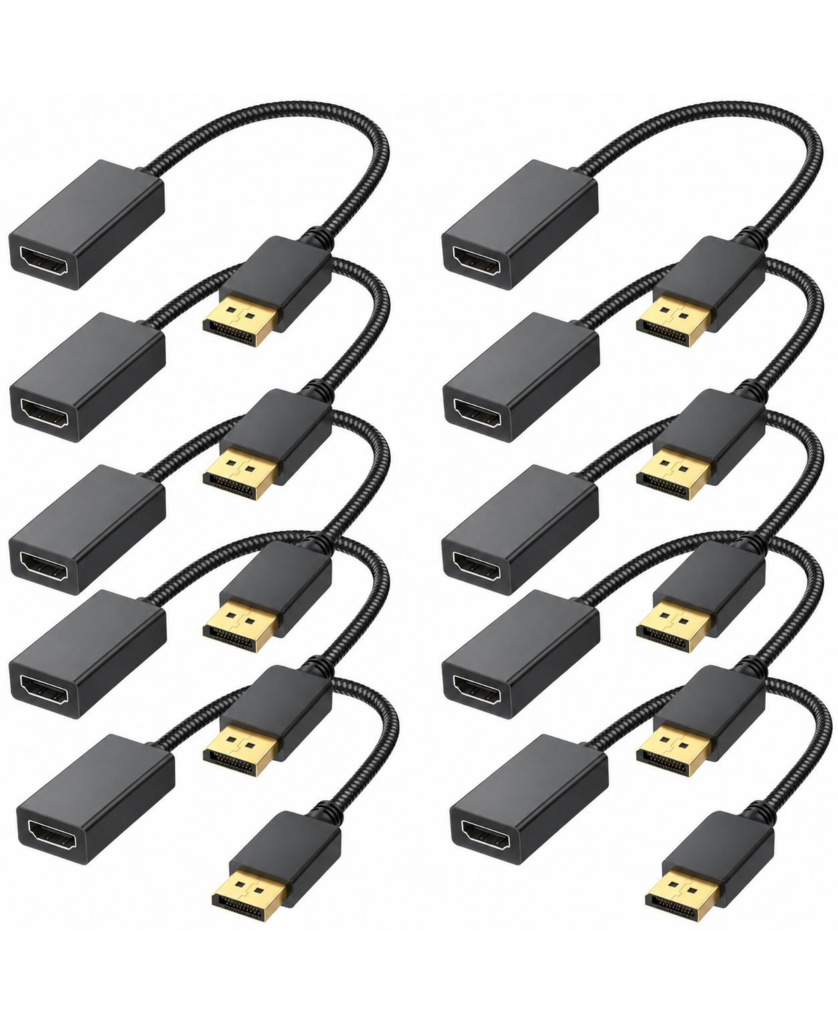 Lofree 4K DisplayPort to Hdmi Adapter for Laptops, Desktops, TVs & Monitors - Black 10