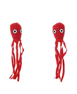 Ocean Creature Jr Squid 2 Pack, Dog Toy