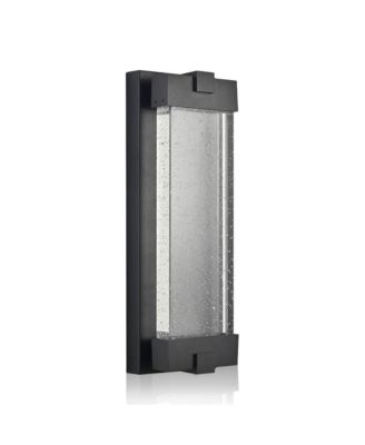 Aluminum Outdoor Wall Light with Bubble Crystal Glass LED Sconce