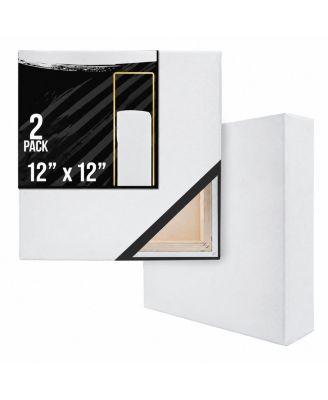 Extra Deep Museum Stretched Canvas Studio Grade Triple Primed Hand Stretched