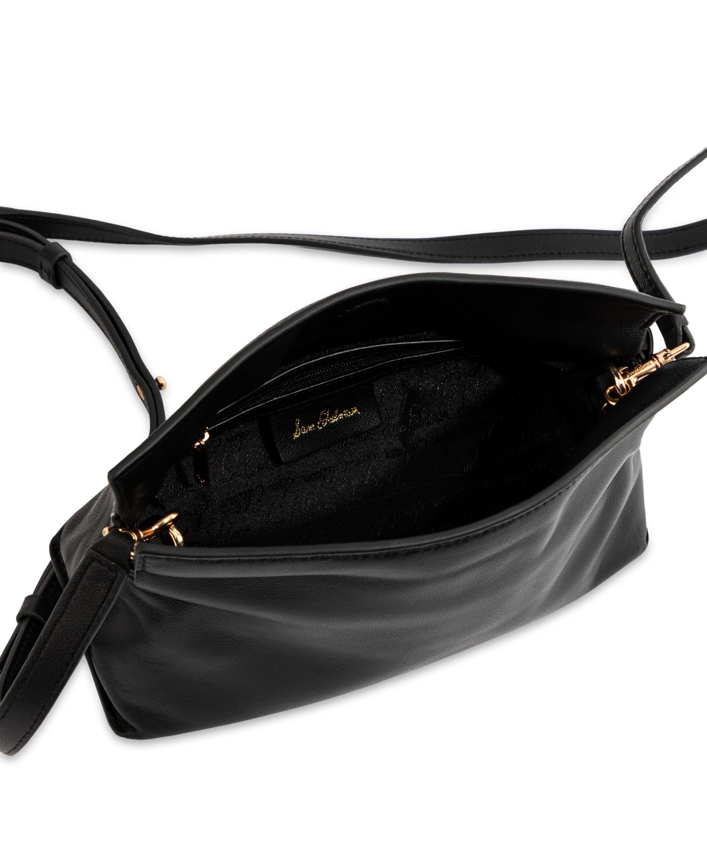 Женская сумка Sam Edelman Poppy Mini Drawstring Tote Handbag, цвет: Чёрный — фото 4