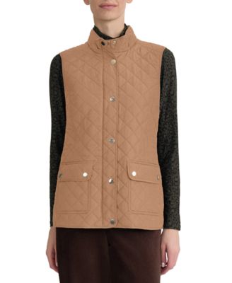 Women's Quilted Mock-Neck Vest