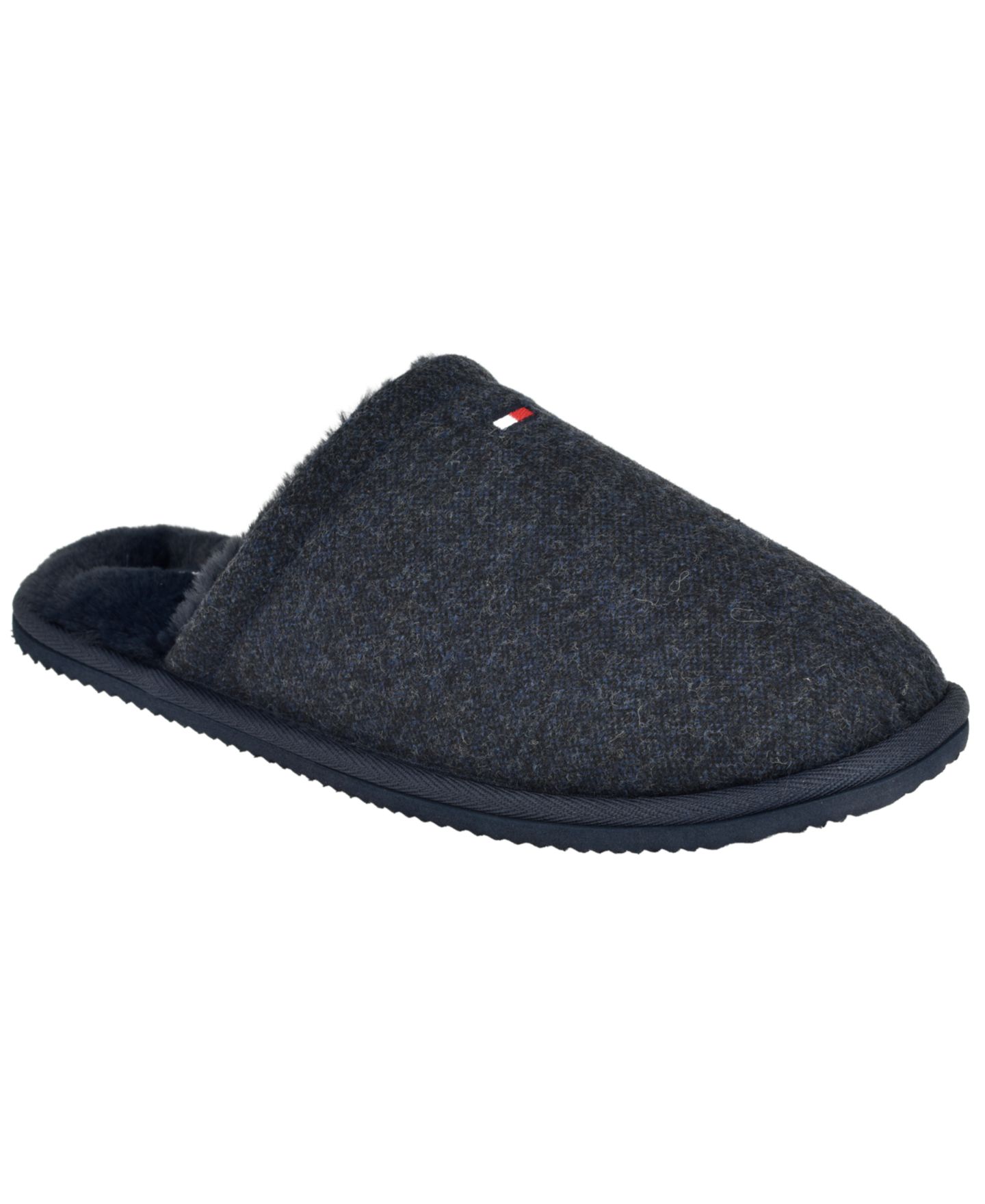 Мужские тапочки Tommy Hilfiger Radden Slippers, цвет: Тёмный синий — фото 1