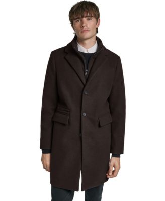 Men's Overcoat with Bib