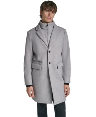 Men's Overcoat with Bib