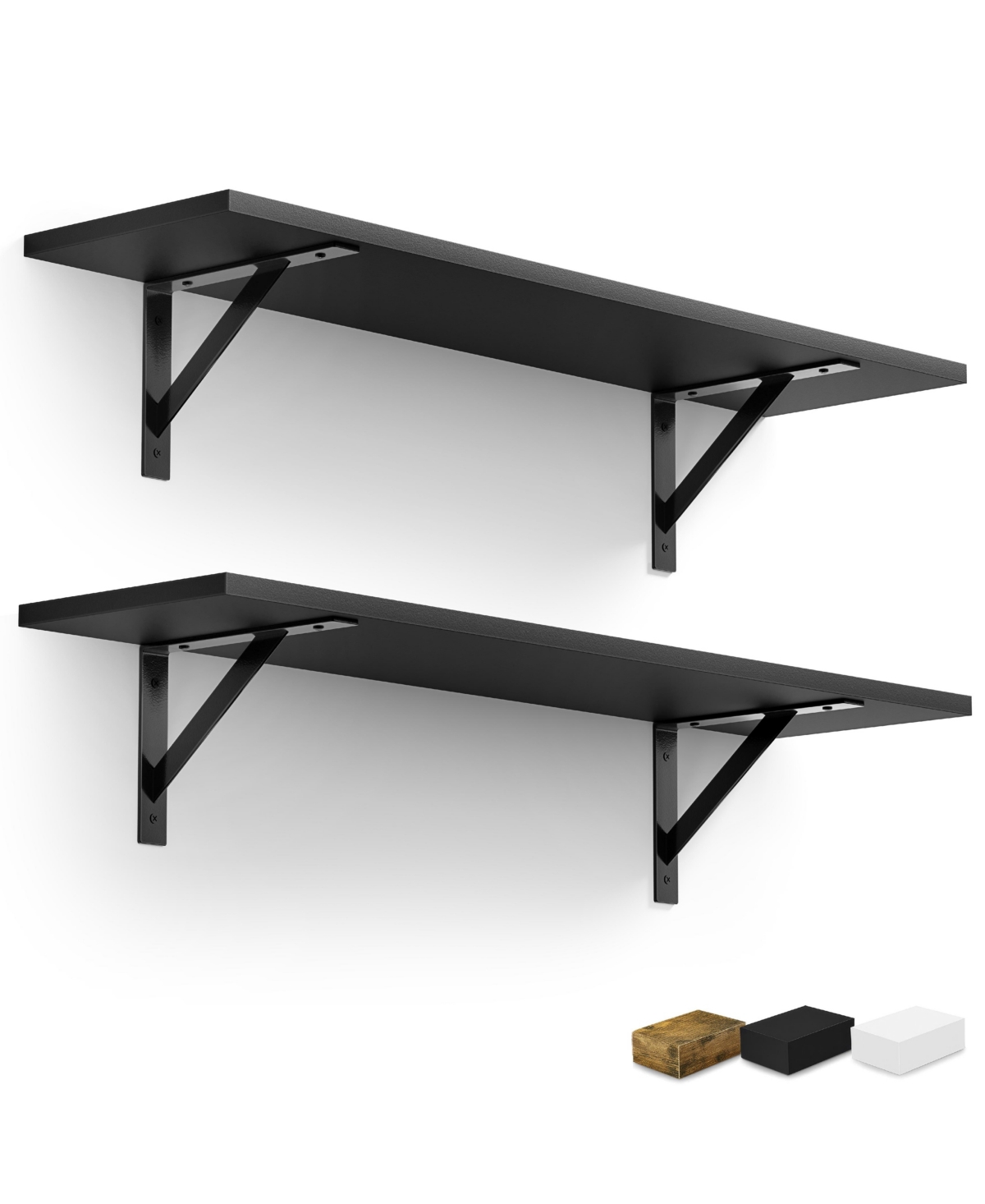Sorbus 2 Pack Wall Mounted Metal Bracket - for Bedroom, Living Room, Bathroom, Kitchen & Office
