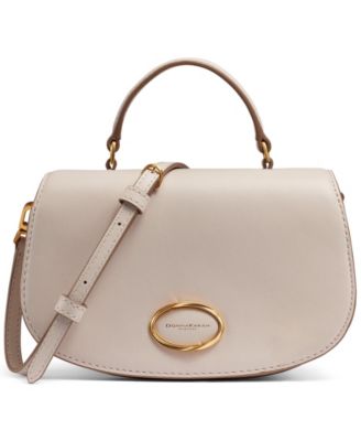 Madras Mini Leather Magnetic Crossbody Handbag
