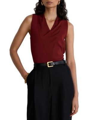 Women's Effie Cowl Neck Sleeveless Racer-Style Back Tank Top