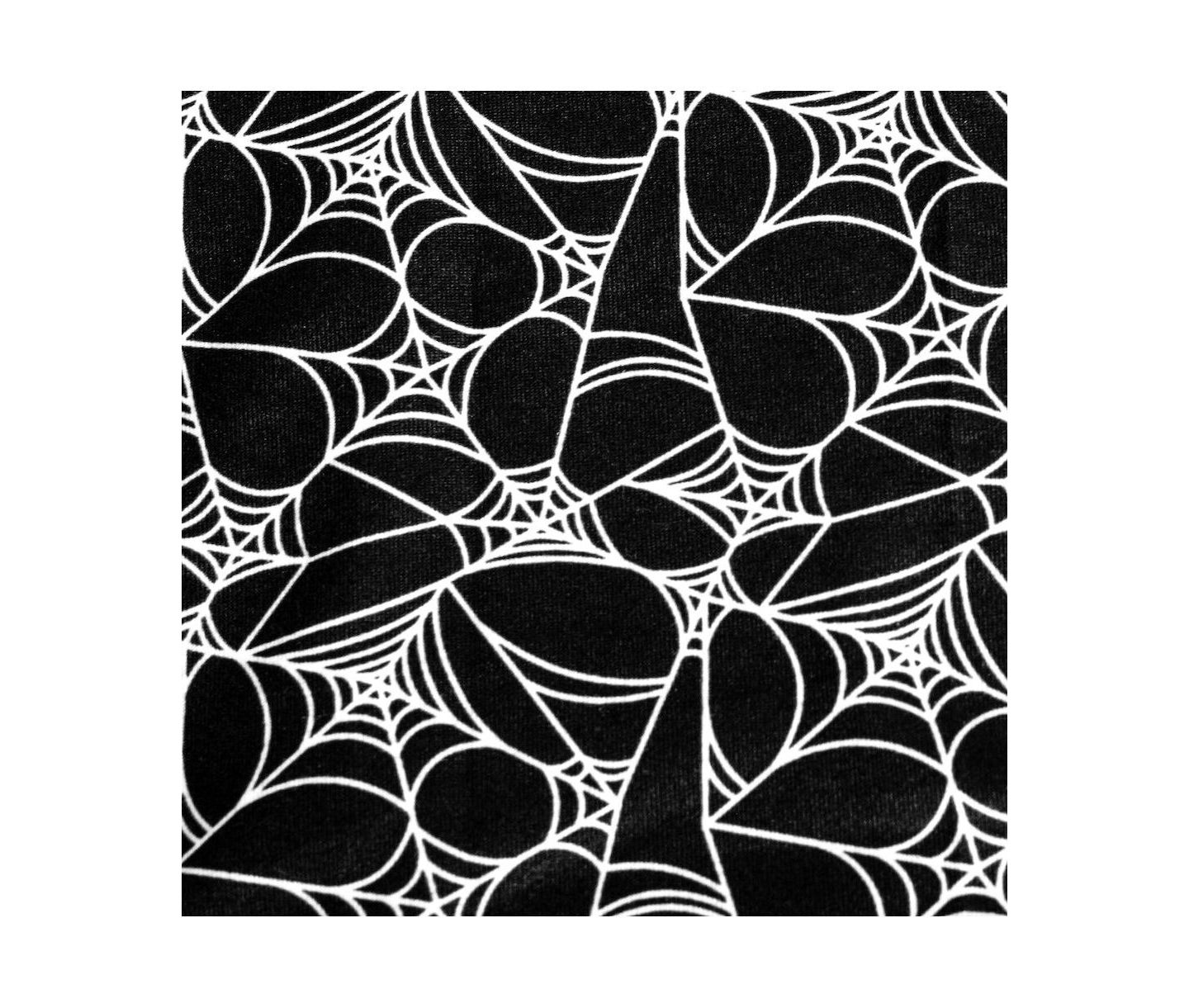 Детские аксессуары для волос Headbands of Hope Luxe Reversible Tube Turban Spider-Web Print Nine-Way Wear Headband, цвет: Чёрный / Белый — фото 3