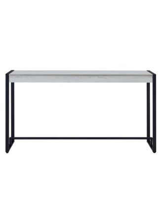54"  Distressed Sled Console Table