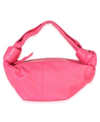 Pink Nappa Mini Double Knot Bag