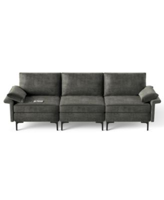 Modular 3-Seat Sofa Sectional for 3 to 4 People Seating
