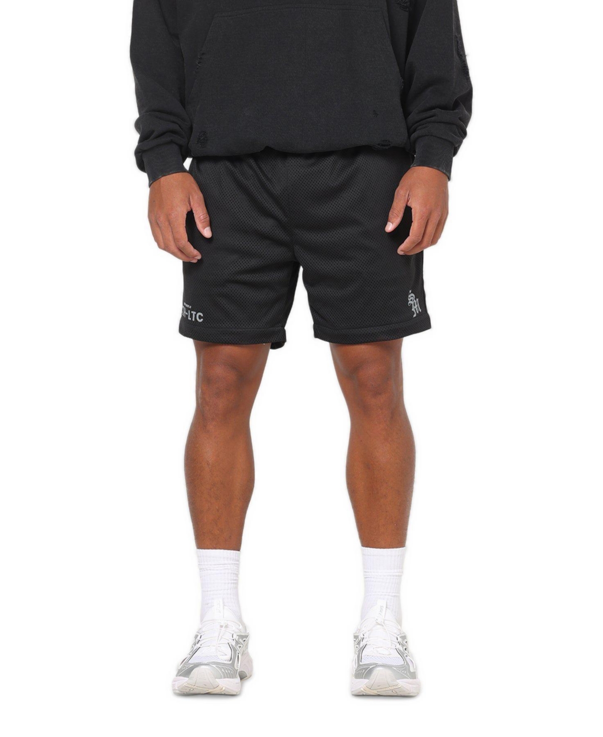 Saint Morta Men's Athltc Mesh Shorts, 18.5" Inseam - Black