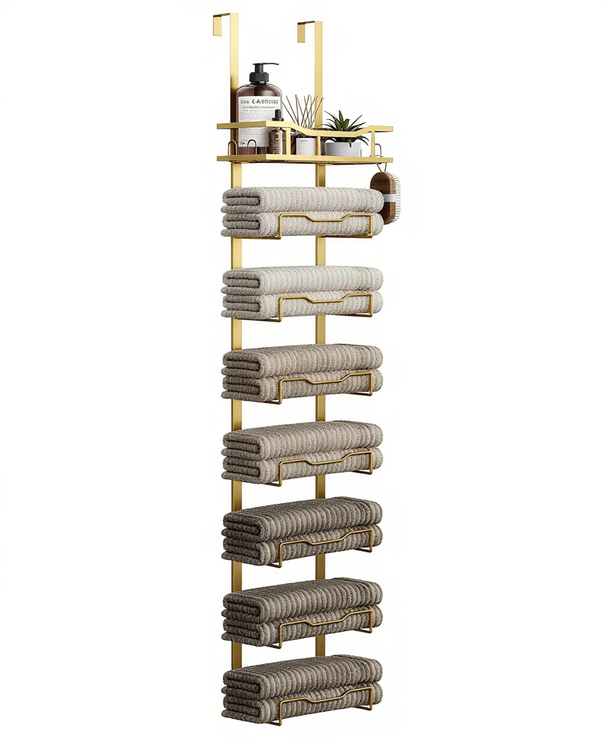 Cyqbd Towel Racks Bathroom Hardware Storage 8 Tier
