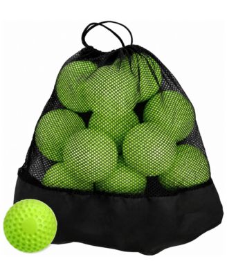 12 Pack Dimpled Pitching Machine Baseballs For Hand Eye Coordination Practice