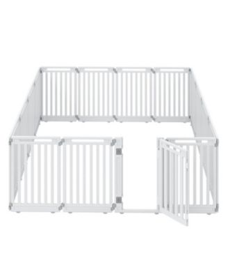 31.5 in Dog Playpen with 16 HDPE Panels for Large Enclosure Setup
