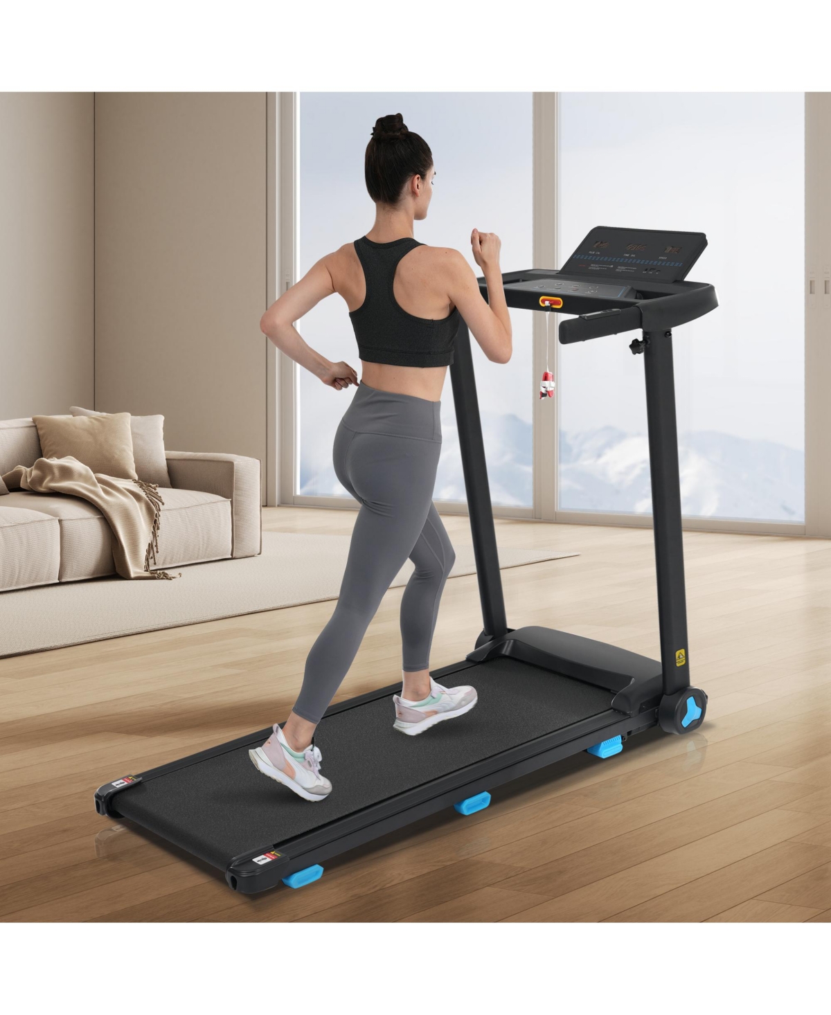 Sevorley Treadmill with Incline, 3.0HP Quiet Foldable Treadmills for Home, 10.0MPH 300 Lbs Weight Capacity Home Exercise Equipment