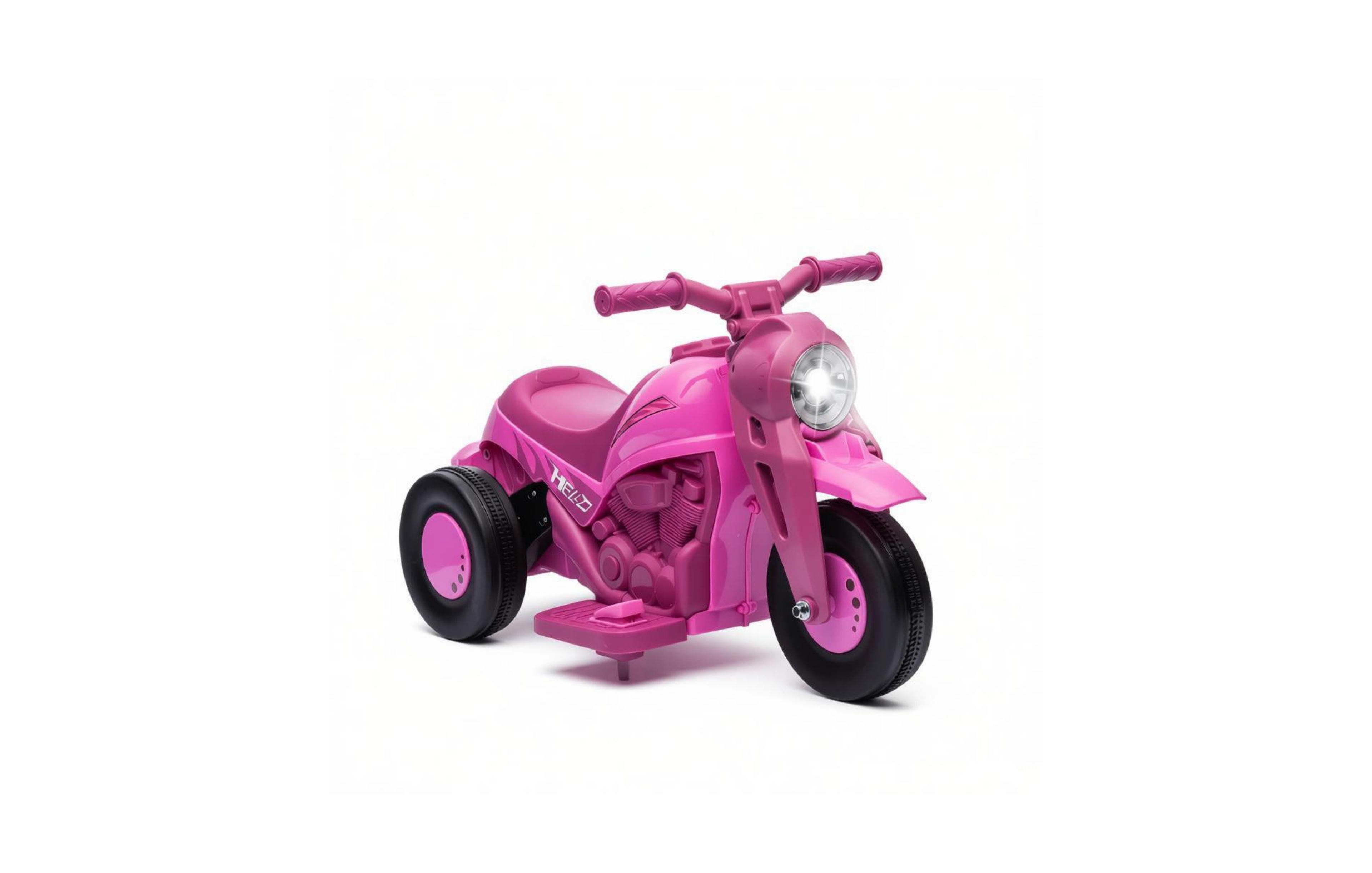 Sevorley 6V 3-Wheel Electric Ride-On Motorcycle with Led Headlight, 66 lb Capacity, Ages 2-5