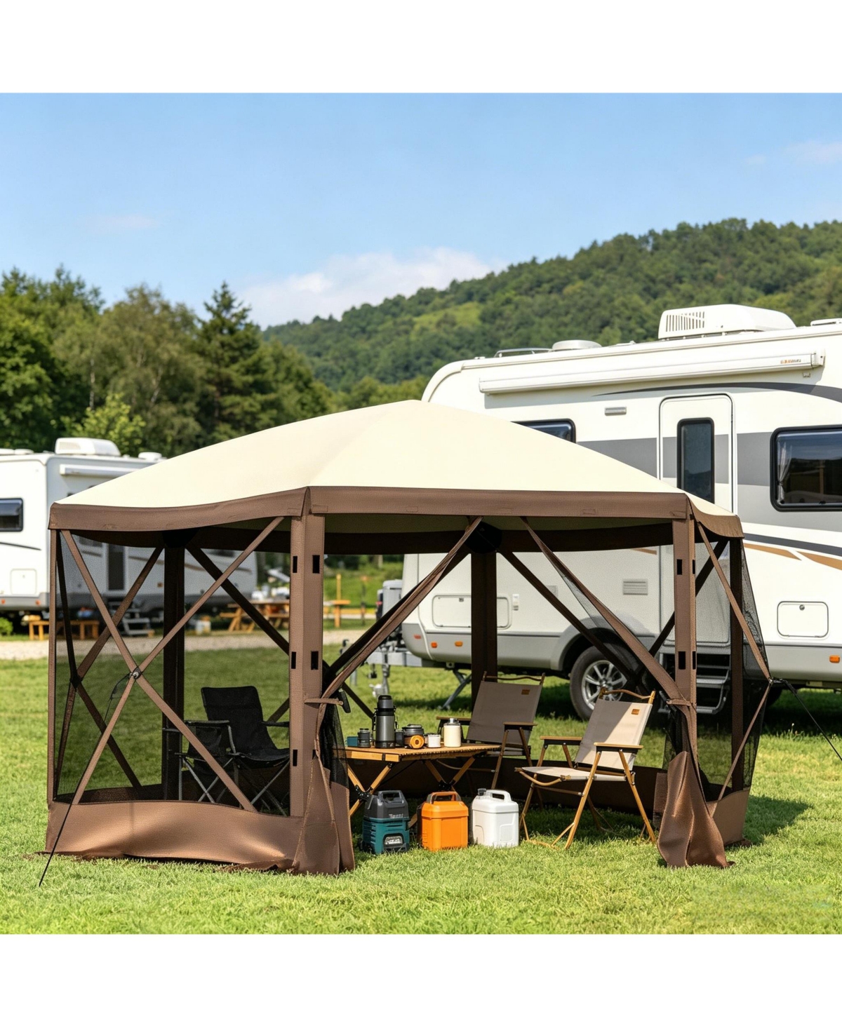 Sevorley Camping Tent, Features Details, Practical Design for Everyday Use